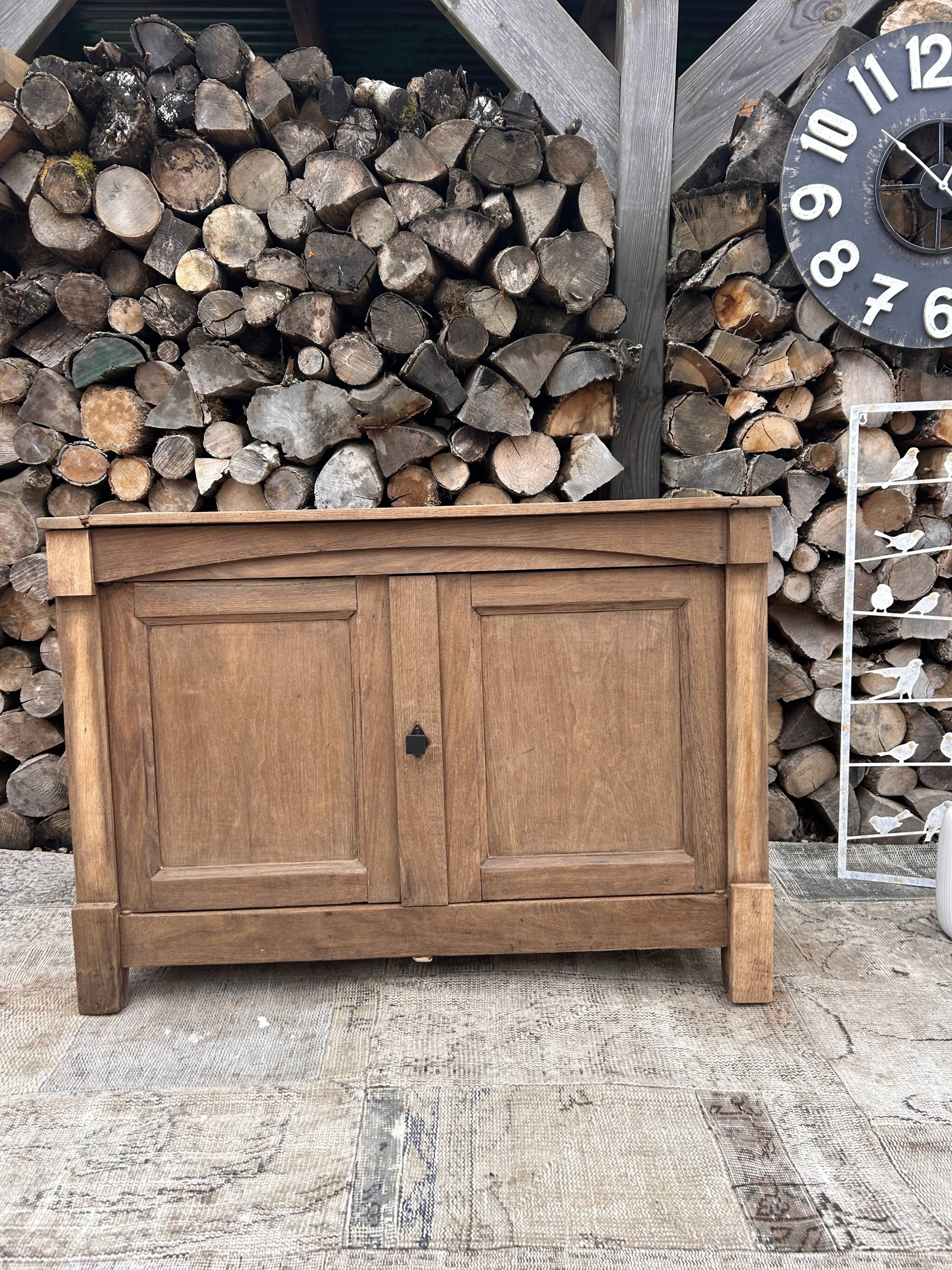 Renovated solid wood sideboard