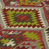Anatolian handmade kilim rug 280 cm x 150 cm