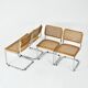 Ensemble de 4 chaises style B32 par Marcel Breuer