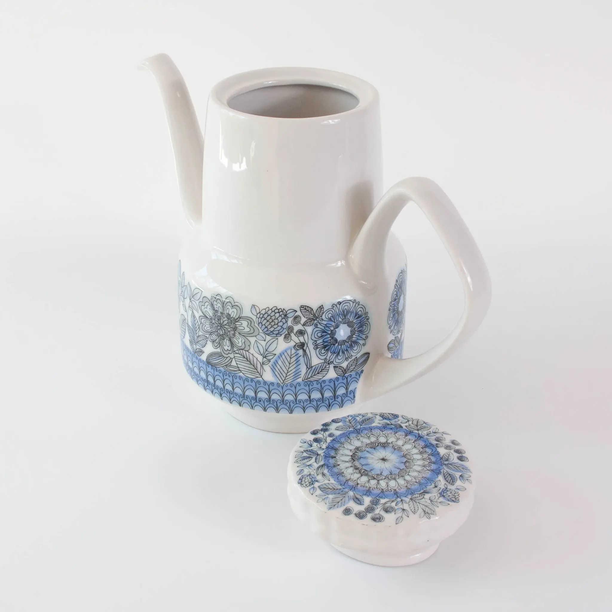 Vintage 1970s Raul da Bernarda Tea Set from Alcobaça, Portugal