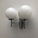 Double wall light opaline globes