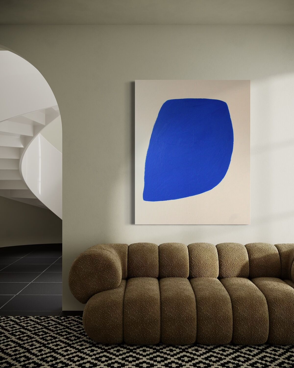 Contemporary abstract "not a circle"