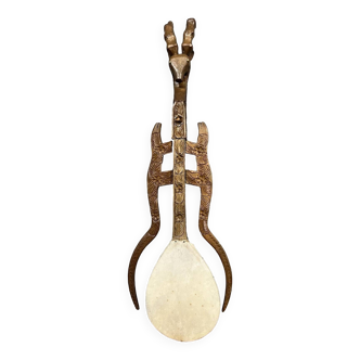 Gusle or gusla Serbian musical instrument with one string circa 1900-1940