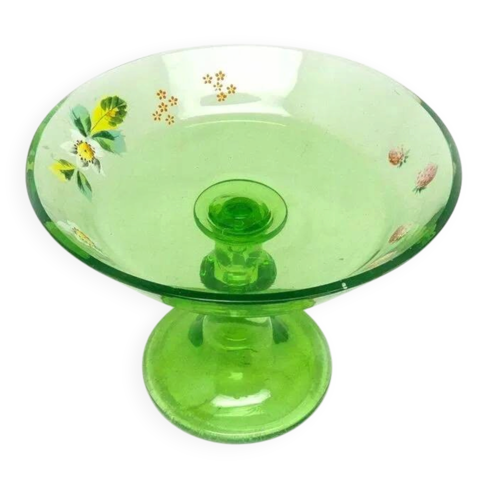 N6I Uranowa platter in the Art Nouveau style Bohemia