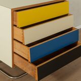 Commode colorée des années 50