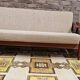 Danish teak Scandinavian sofa armchair set 1960
