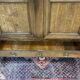Early 19th century Empire style oak wardrobe