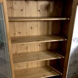 Former window buffet - aged white patina