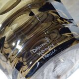 Vase signed Daum Nancy Art Deco Smoked Glass Geometric Decor