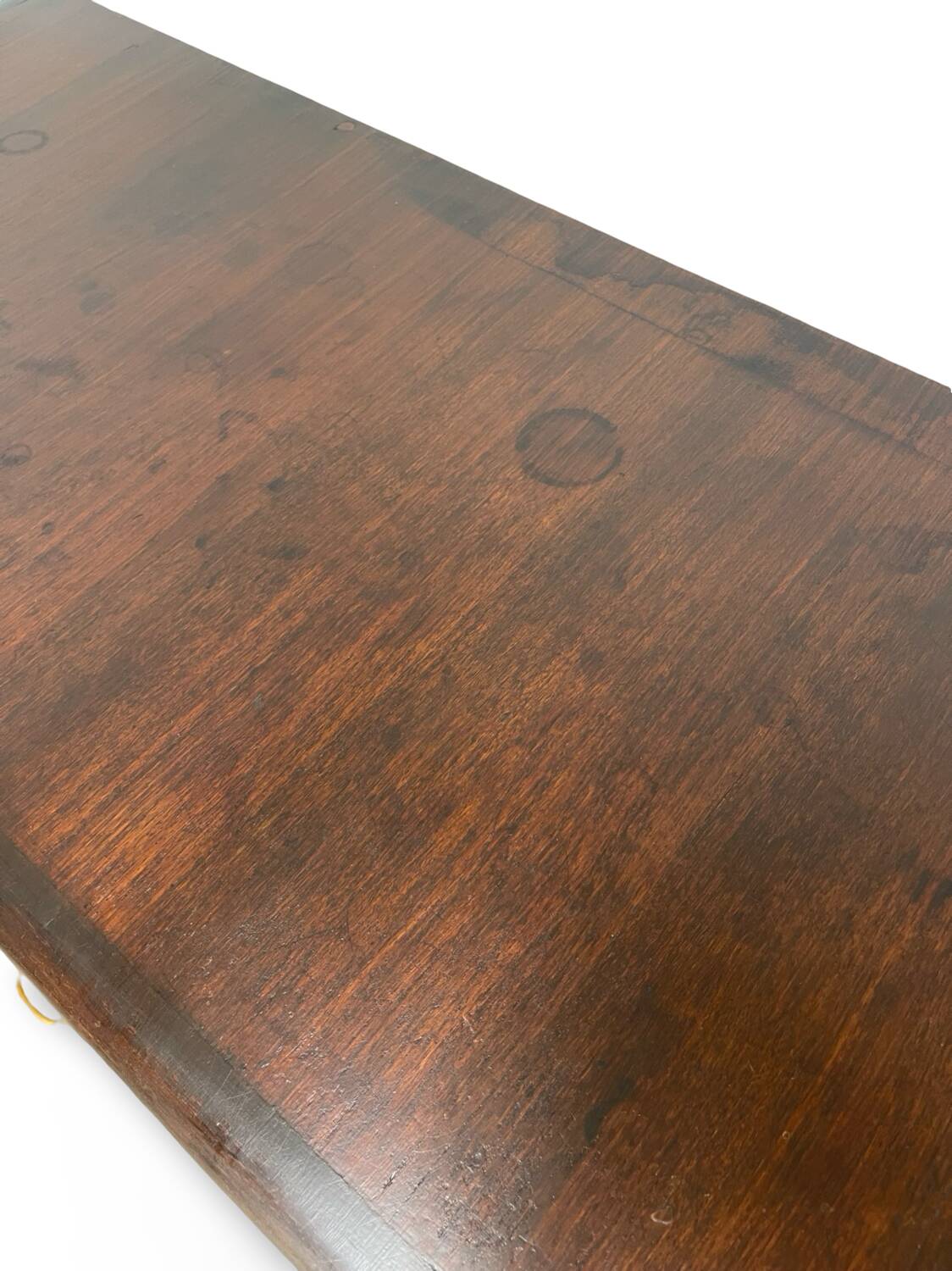 Commode italienne Art déco en ronce de noyer, années 1920