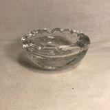 Old empty pocket in crystal