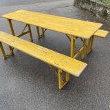 Terrace table & benches