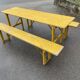 Table de terrasse & ses bancs