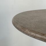 Grey travertine table