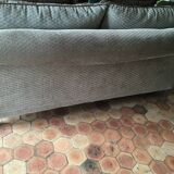 Napoleon III style 3-seater sofa