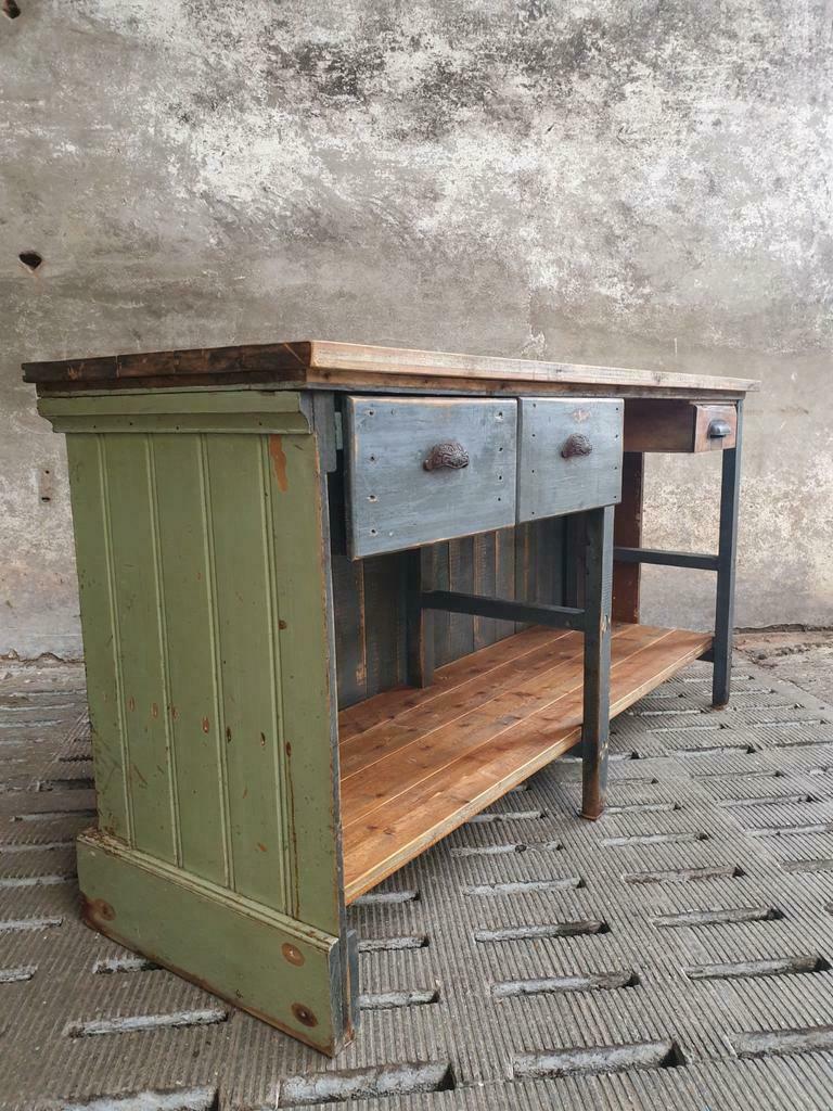 Antique shop counter