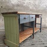 Antique shop counter