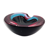 Sommerso Flavio Poli Murano 1960 Ashtray Bowl
