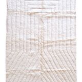 White Moroccan Beni Ourain Rug - 293 x 197 cm