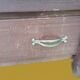 Small wooden veneer Art Deco chest of drawers.