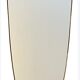 Miroir Art Déco en laiton de forme libre 78 cm