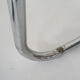 Set of four chrome and cane bar stools, 1970's
