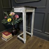 Vintage console / wall table with marble