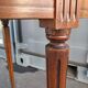 High table old hot water bottle Louis XVI style marble top