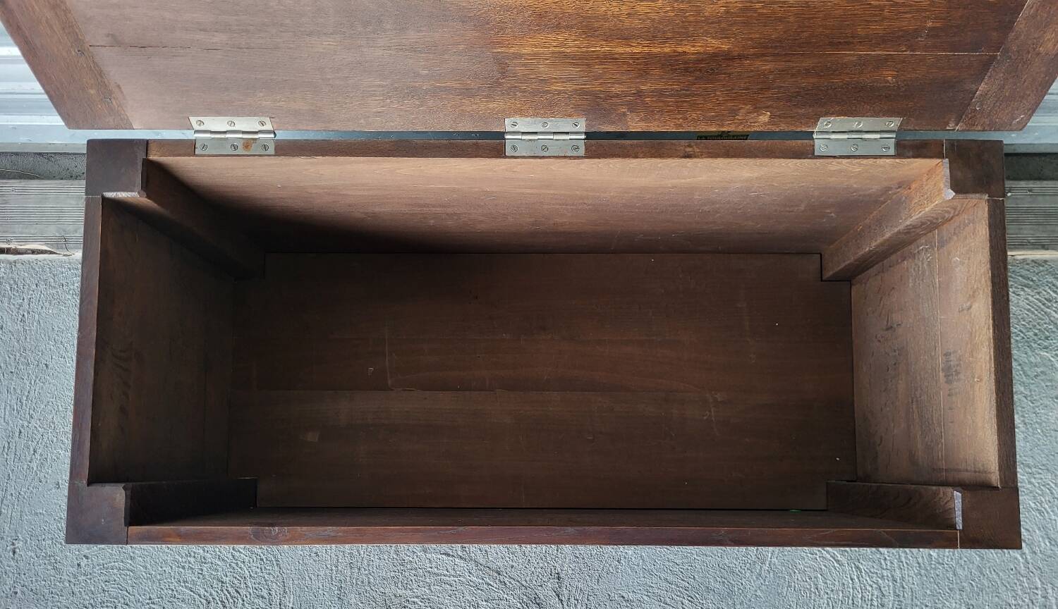 Wedding chest, wood, storage, in solid oak pegged