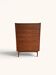 Chiffonnier danois vintage « tallboy » en placage teck