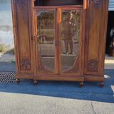 1925 office library in solid waved mahogany