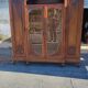 1925 solid curly mahogany office bookcase