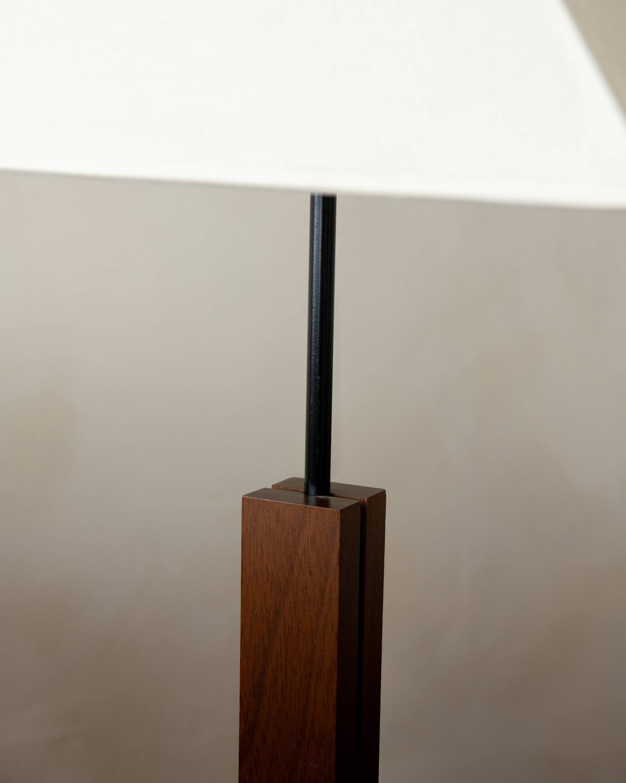 Postmodern Adjustable Wood Floor Lamp by Bellino, 1990s