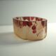 Legras Phoenician series ruby jardinière in multi-layered glass (1900 - 1910)