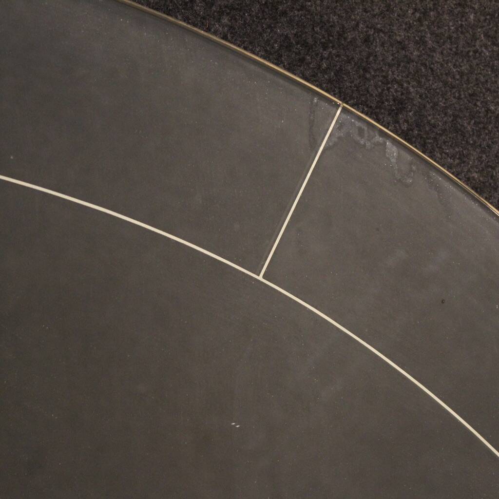 Miroir en demi-lune italien du 20e siècle