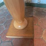Oak veneer side table