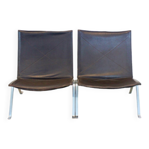 PK22 fauteuils en cuir - hansen