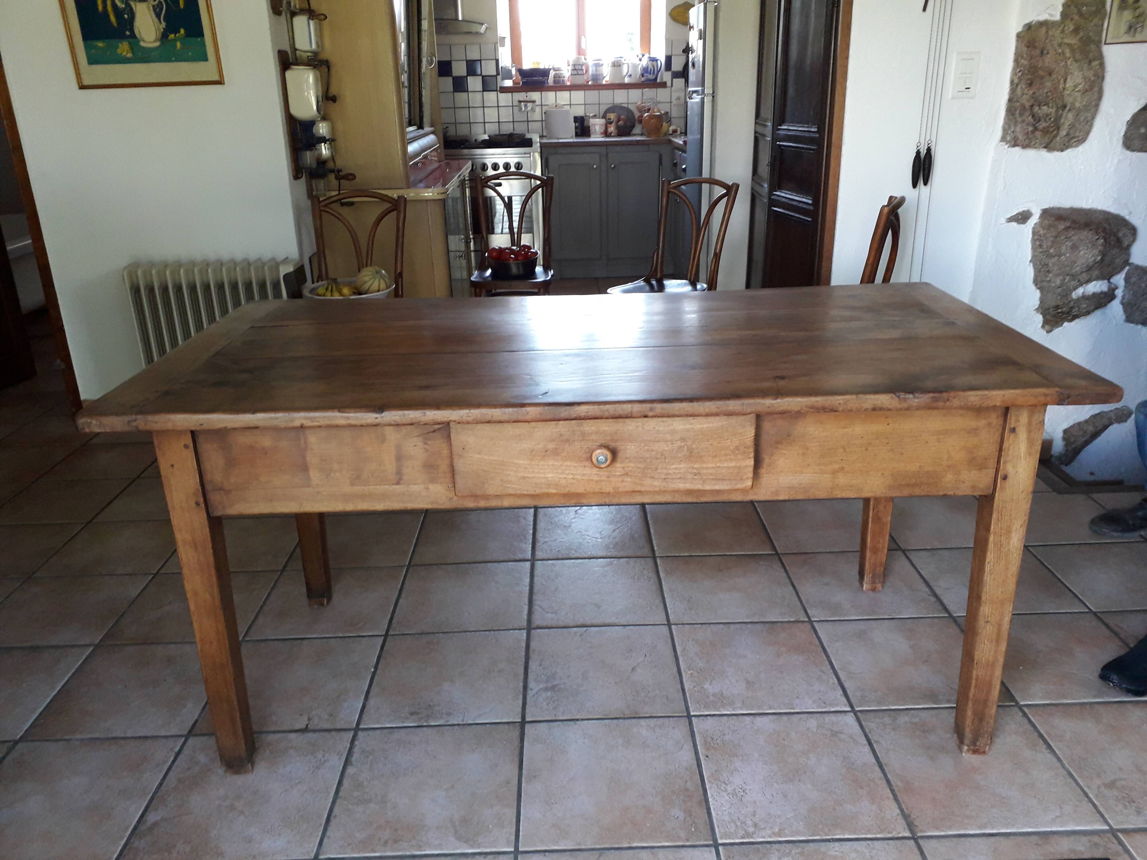 Farm table fruit wood