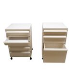 Set of 2 Kartell bedside tables