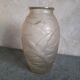 Art Deco vase in molded glass with swallow decorations