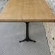 bistro table with cast iron legs signed Lelong, early 20th century