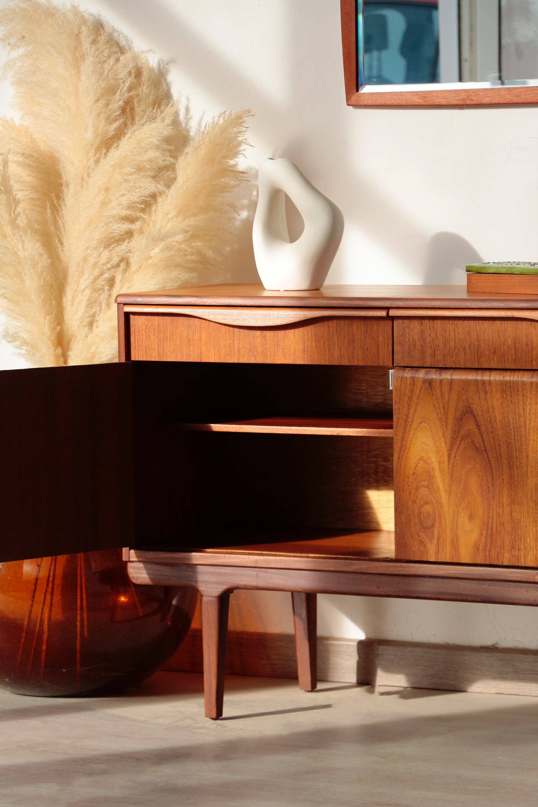Scandinavian teak sideboard from the 1960s – vintage Scandinavian furniture