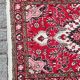 Antique Hand knotted Carpet, vintage rug with a medaillion in the middle