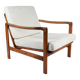 Fauteuil scandinave original Baczyk, années 1960, rénovation, teck.
