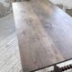 Solid oak table 1900 drapery style XL 280cm with extensions