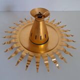 Plafonnier en métal doré