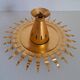 Gold metal ceiling light