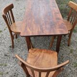 Table and bistro chairs