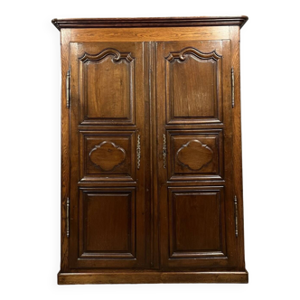 Pretty Louis XIV style Valet cabinet in solid wood