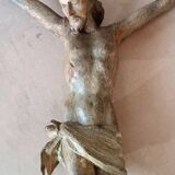 Large polychrome wooden Christ, 17th century